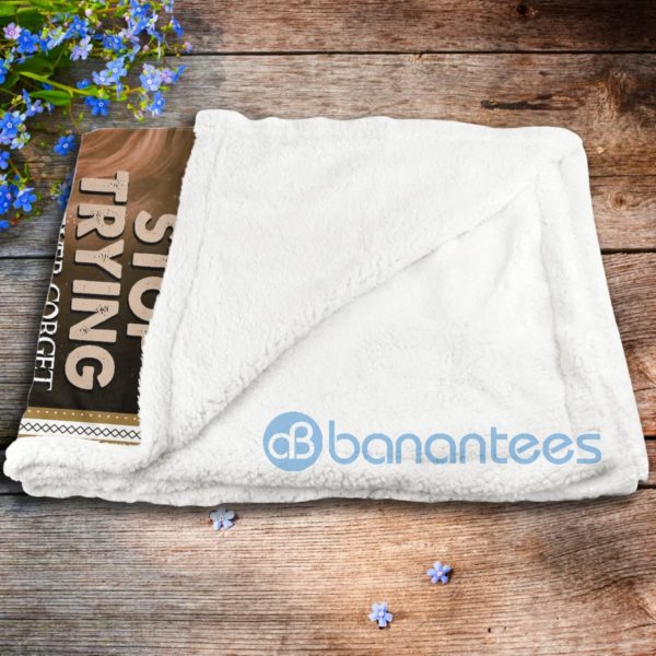 Lion To My Son You Only Fail When You Stop Trying Sherpa Blanket Product Photo