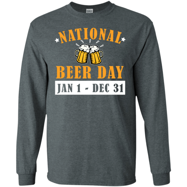 National Beer Day Beer Lover T Shirt Hoodie Long Sleeve Product Photo