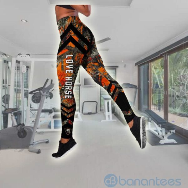 Love Horse Tank Top Legging Set Outfit Product Photo