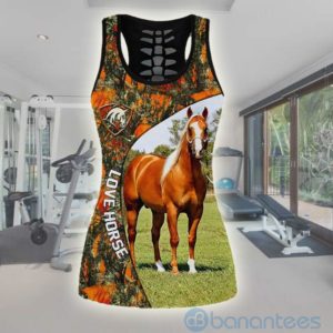 Love Horse Tank Top Legging Set Outfit Product Photo
