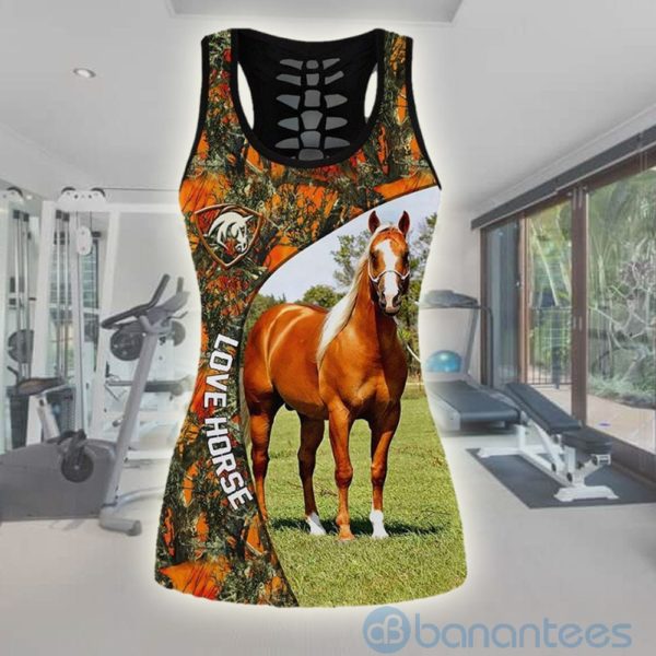 Love Horse Tank Top Legging Set Outfit Product Photo