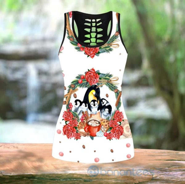 Lovely Penguin Tank Top Legging Set Outfit Product Photo