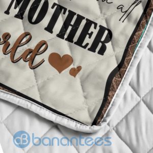 Loving Mom I Love You, Bear Quilt Blanket Product Photo