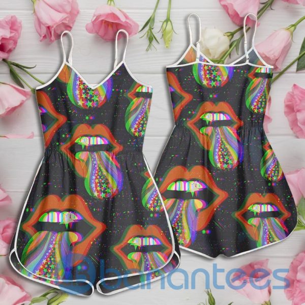 Lsd Lips Take A Trip Rompers For Women Product Photo