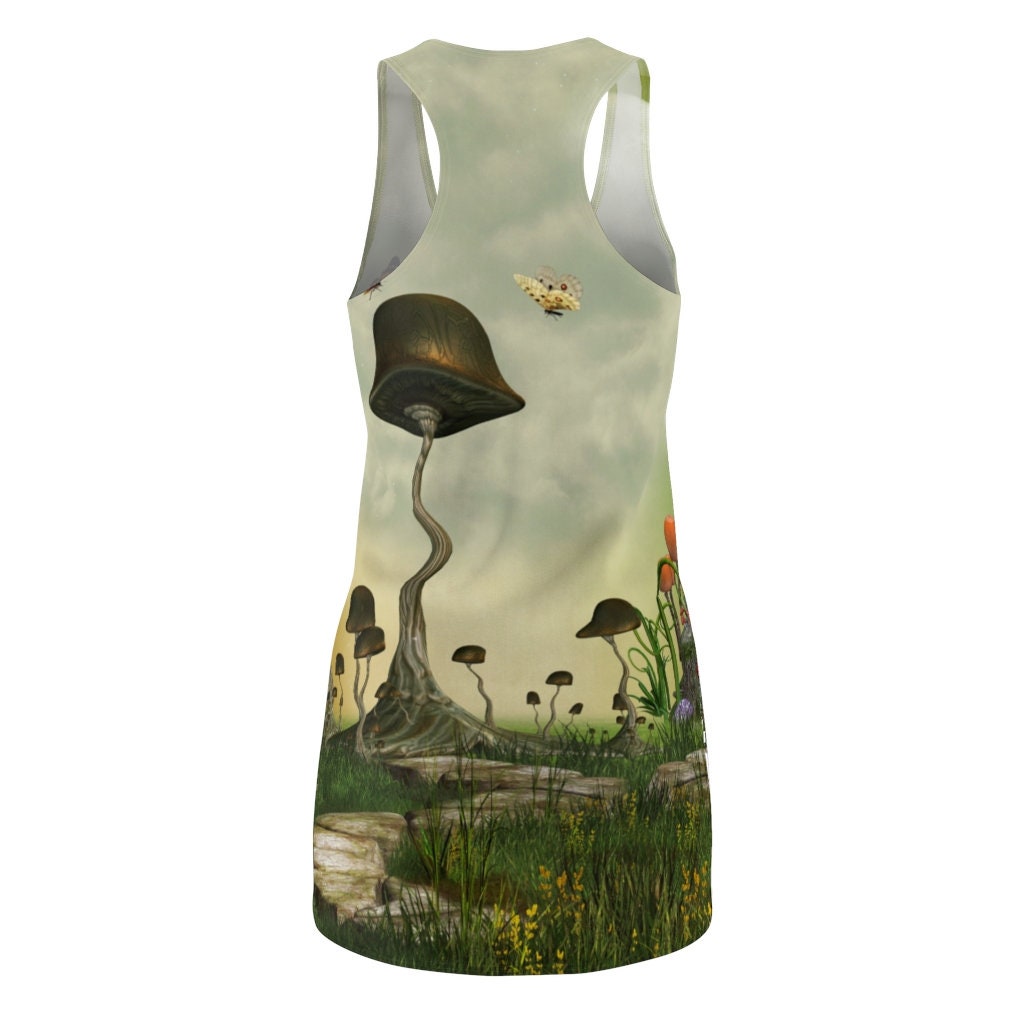 magical-shroomz-forest-mushroom-forest-racerback-dress-for-women-2-WTDGK.jpg Magical Shroom'z Forest Mushroom Forest Racerback Dress For Women Product Photo