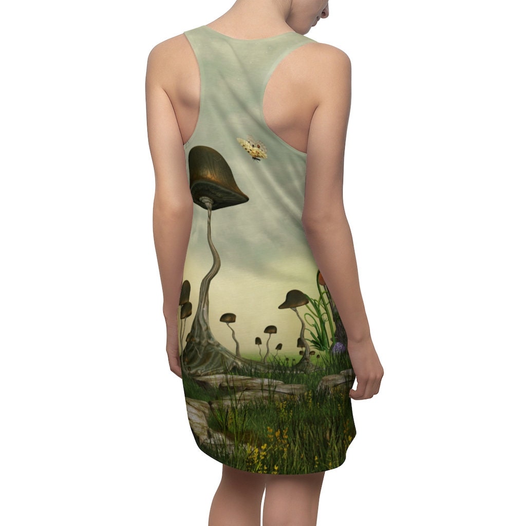 magical-shroomz-forest-mushroom-forest-racerback-dress-for-women-6-V7zHb.jpg Magical Shroom'z Forest Mushroom Forest Racerback Dress For Women Product Photo