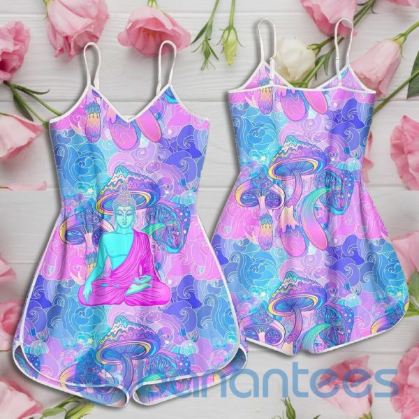 Magics Mushroom Buddhism Rompers For Women Product Photo