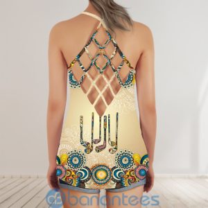 Mandala Golf Women Club Sport Criss Cross Tank Top Product Photo