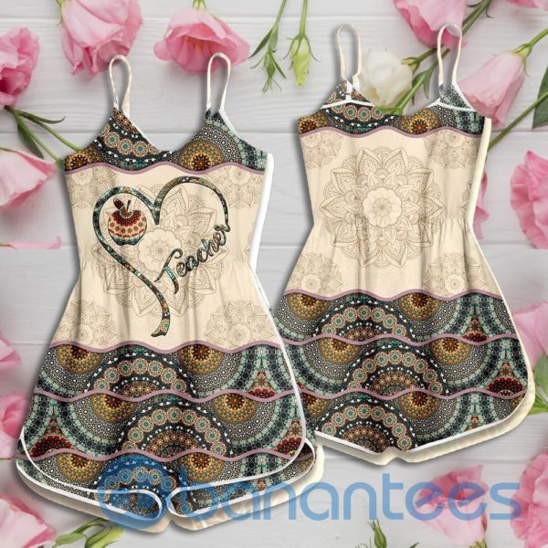 Mandala Teacher Rompers For Women Product Photo