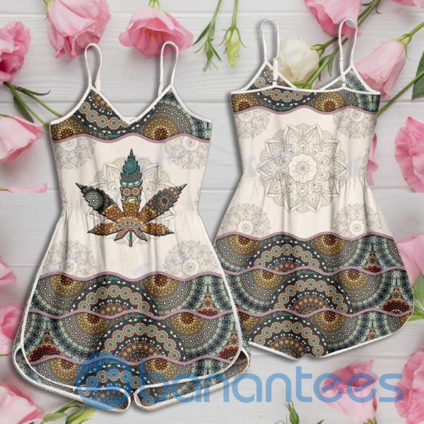 Mandala Weed Rompers For Women Product Photo