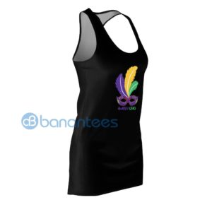 mardi gras feather mask racerback dress for women 3 aKYzB 300x300 image Mardi Gras Feather Mask Racerback Dress For Women Product Photo