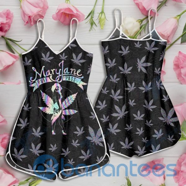 Mary Jane Marijuanas Leaf Rompers For Women Product Photo