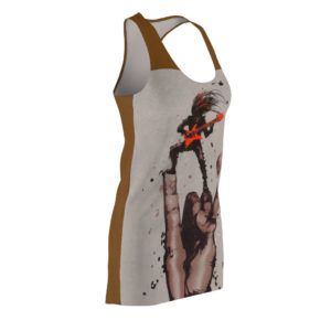 men rock on peace racerback dress for women 3 sO2AZ 300x300 image Men Rock On Peace Racerback Dress For Women Product Photo