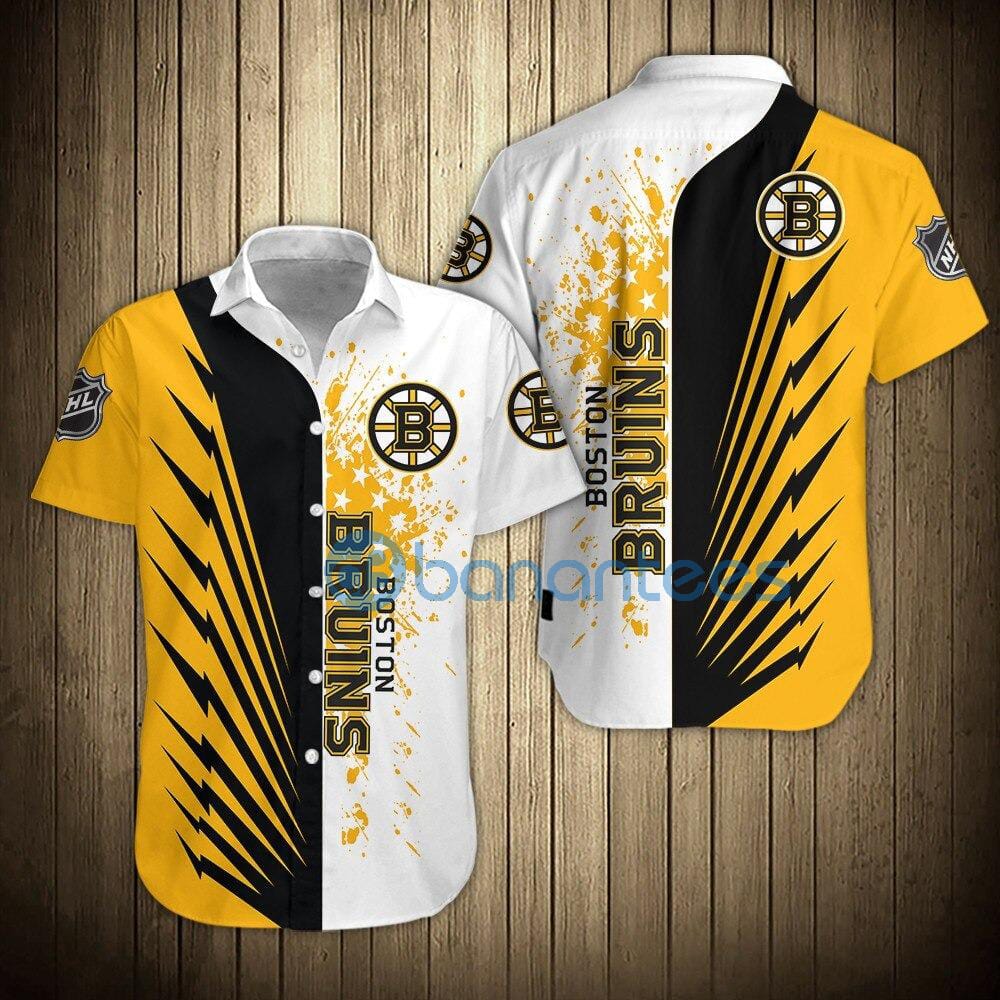 mens-boston-bruins-short-sleeves-hawaiian-shirt-short-sleeve-1-yl2Uv.jpg Men's Boston Bruins Short Sleeves Hawaiian Shirt Short Sleeve Product Photo