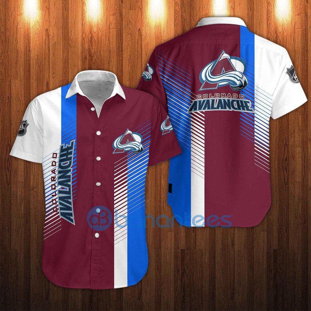 mens-colorado-avalanche-striped-short-sleeves-hawaiian-shirt-1-2iQ1N.jpg Men's Colorado Avalanche Striped Short Sleeves Hawaiian Shirt Product Photo