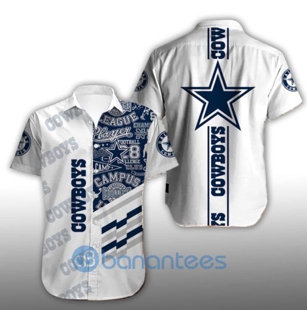Men's Dallas Cowboys Short Sleeves Hawaiian Shirt Product Photo