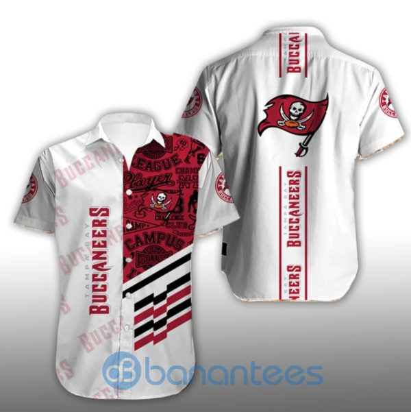 Men's Tampa Bay Buccaneers Short Sleeves Hawaiian Shirt Product Photo