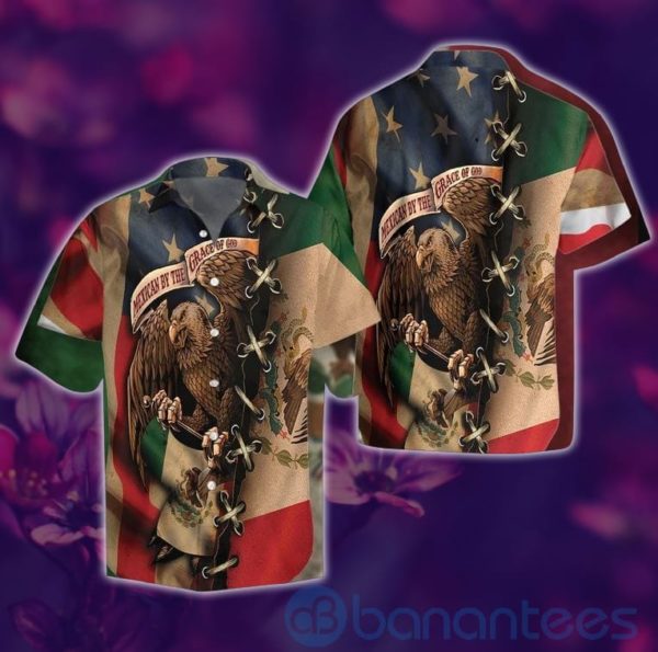 Mexican By The Grace Of God Tropical Hawaiian Shirt Product Photo