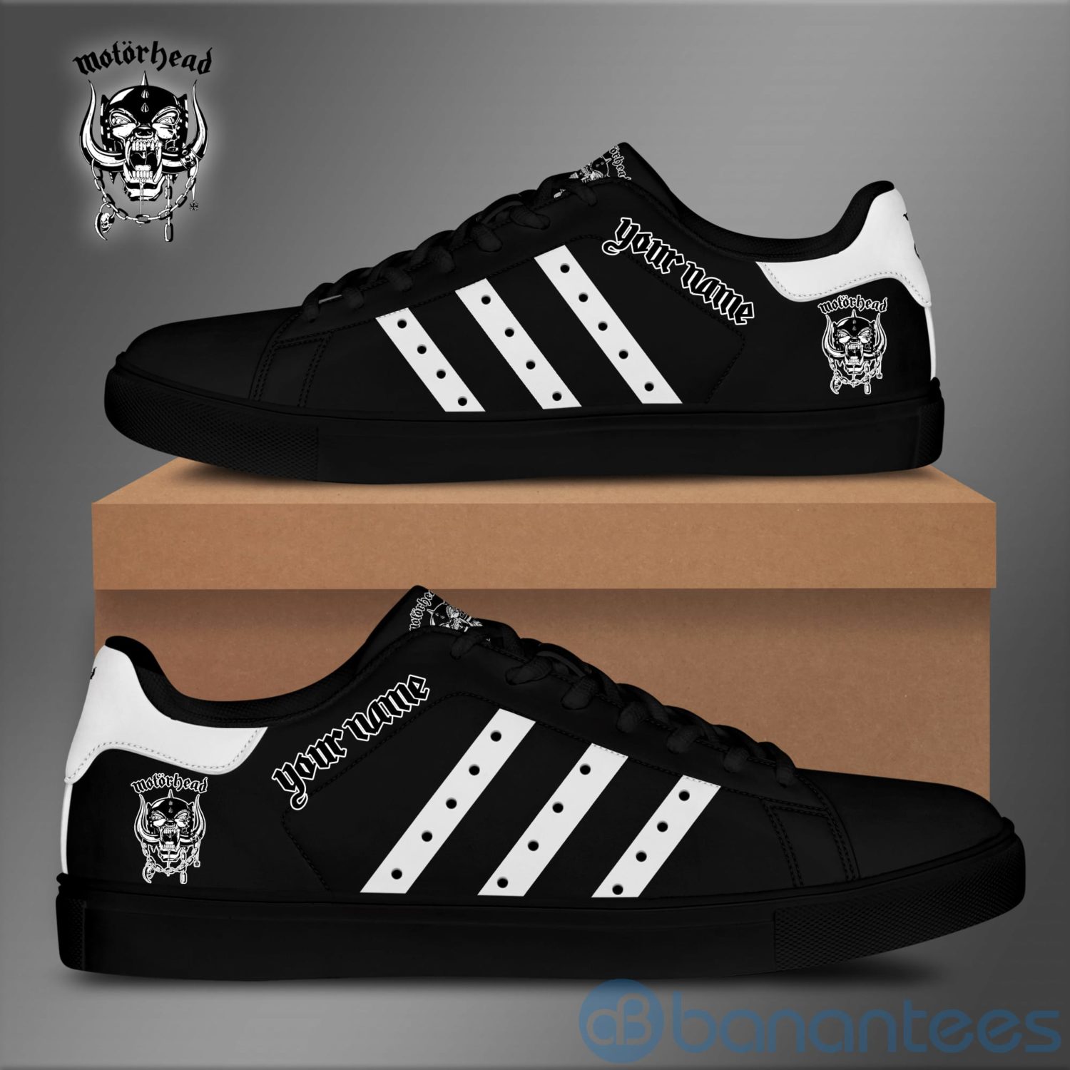 mhead-custom-name-uwhite-striped-black-low-top-skate-shoes-2-rgvMa.jpg Mhead Custom Name Uwhite Striped Black Low Top Skate Shoes Product Photo