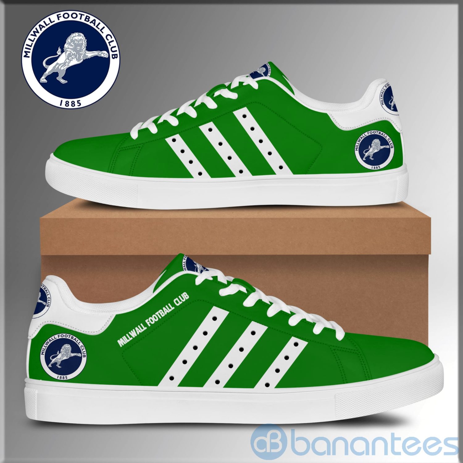 millwall-football-club-green-low-top-skate-shoes-1-dSohs.jpg Millwall Football Club Green Low Top Skate Shoes Product Photo