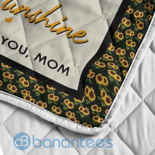 Mom To Daughter Bear Quilt Blanket Product Photo