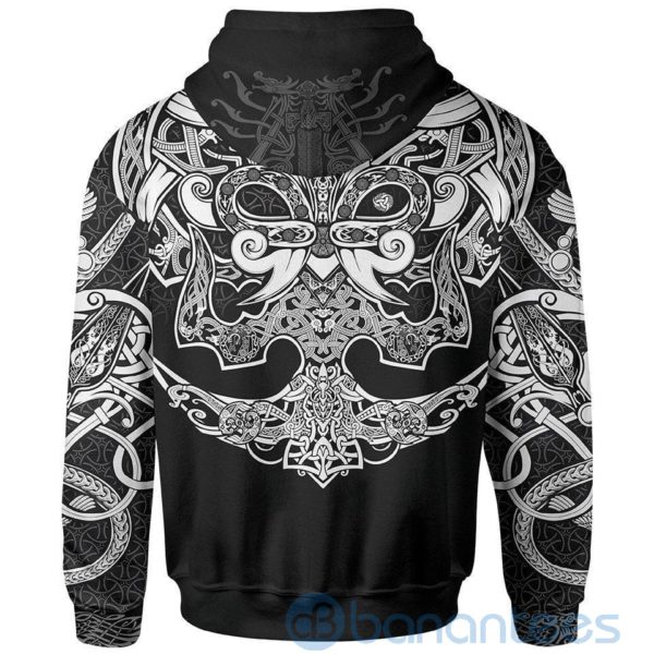 Muninn Raven Viking All Over Printed 3D Hoodie Product Photo