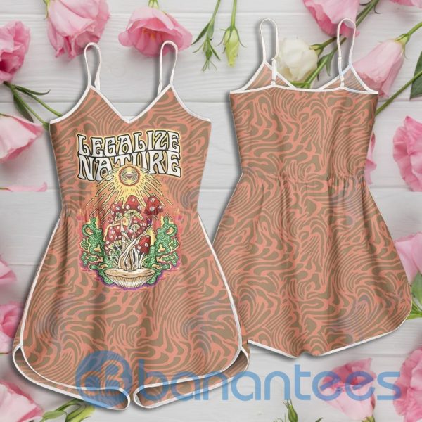 Mushroom Legalize Nature Rompers For Women Product Photo