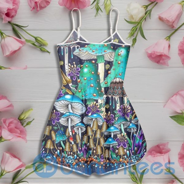 Mushroom Pattern Psychedelic Color Rompers For Women Product Photo