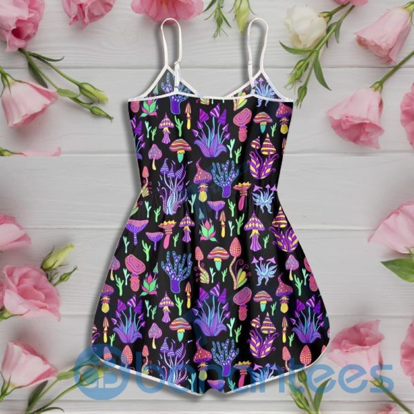 Mushroom Psychedelic Color Rompers For Women Product Photo