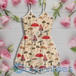 Mushrooms Color Pattern Rompers For Women Product Photo