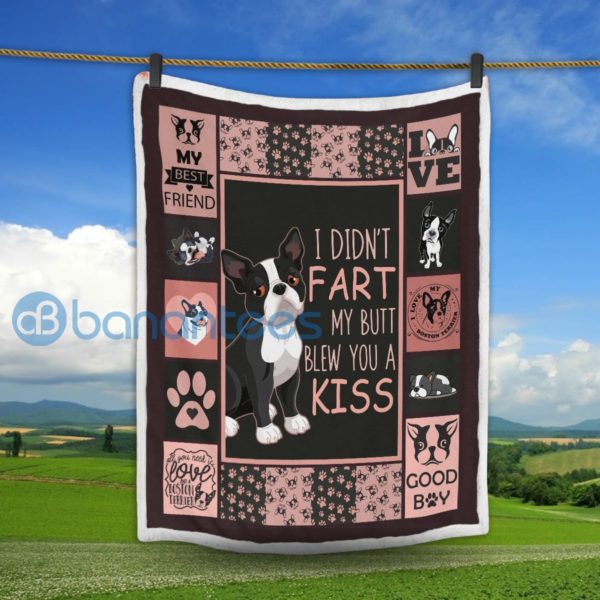 My Best Friends Boston Terrier Sherpa Blanket Product Photo