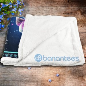 My Daughter With All My Love Forever Butterfly Sherpa Blanket Product Photo