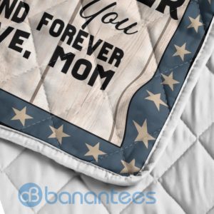My Dear Daughter Soldier Quilt Blanket Product Photo