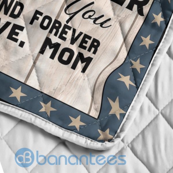 My Dear Daughter Soldier Quilt Blanket Product Photo