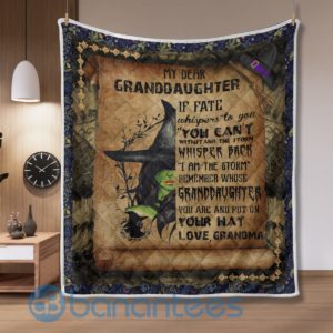 My Dear Grandaughter Witchcraft Quilt Blanket Product Photo