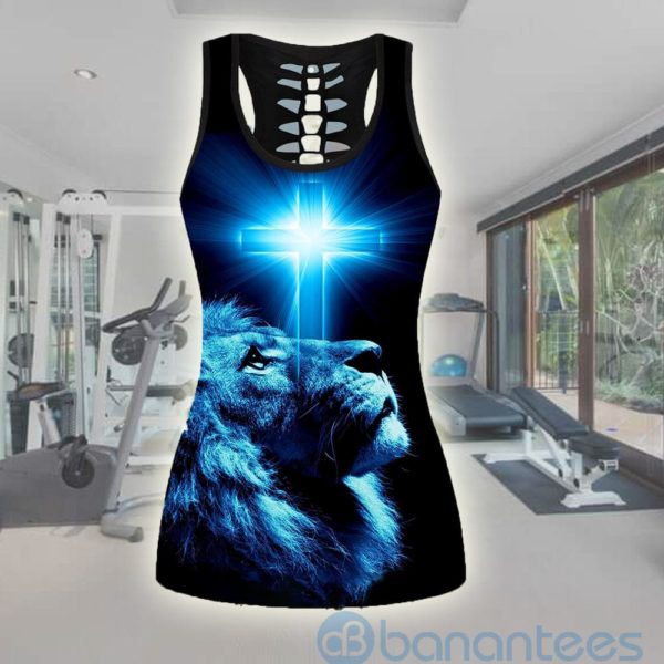 My God Jesus Tank Top Legging Set Outfit Product Photo