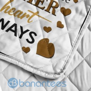 My Loving Mother I Love You With All My Heart, Bear Quilt Blanket Product Photo