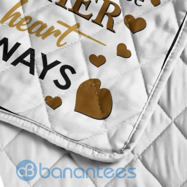 My Loving Mother I Love You With All My Heart, Bear Quilt Blanket Product Photo