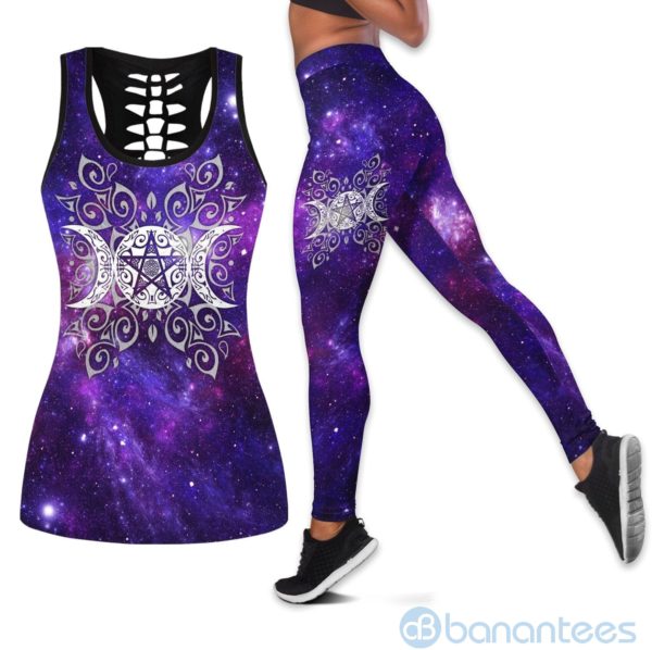 Mystery Witch Wicca Signs Hollow Tank And Legging Outfit Product Photo