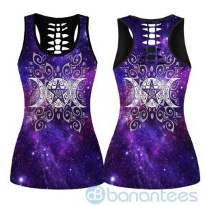 Mystery Witch Wicca Signs Hollow Tank And Legging Outfit Product Photo