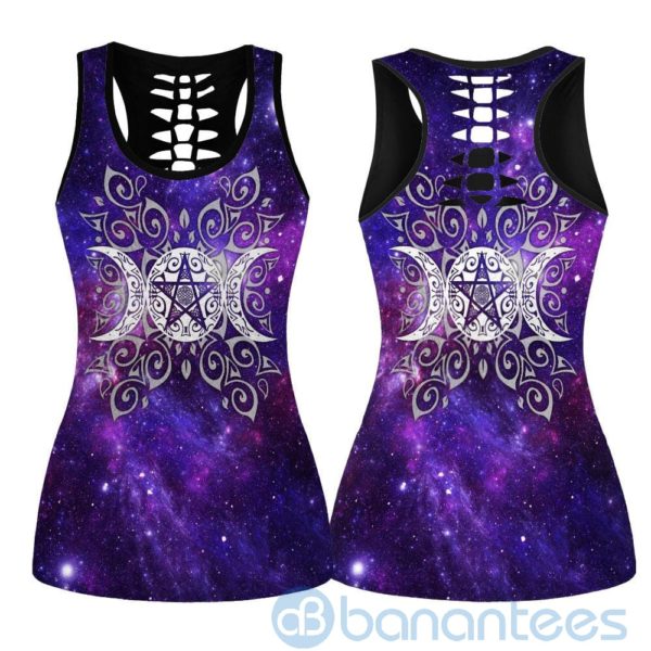 Mystery Witch Wicca Signs Hollow Tank And Legging Outfit Product Photo