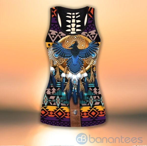 Native American Eagle Tank Top Legging Set Outfit Product Photo
