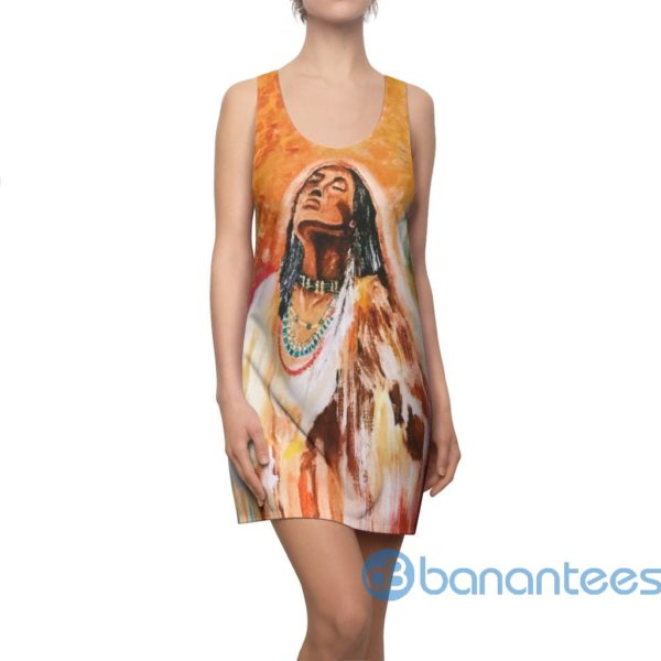 Native American Prayer Full Printed Racerback Dress For Women Product Photo