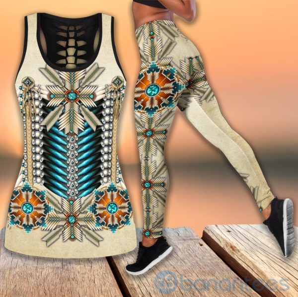 Native American Tank Top Legging Set Outfit Product Photo
