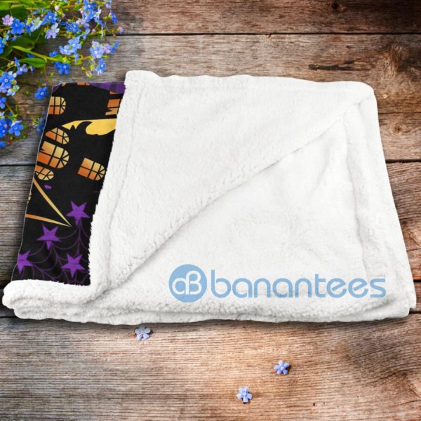 Never Mind The Witch Beware Of Goldendoodle Sherpa Blanket Product Photo
