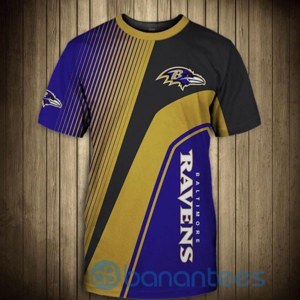 NFL 3D Custom Baltimore Ravens 3D T Shirt Product Photo