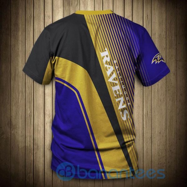 NFL 3D Custom Baltimore Ravens 3D T Shirt Product Photo