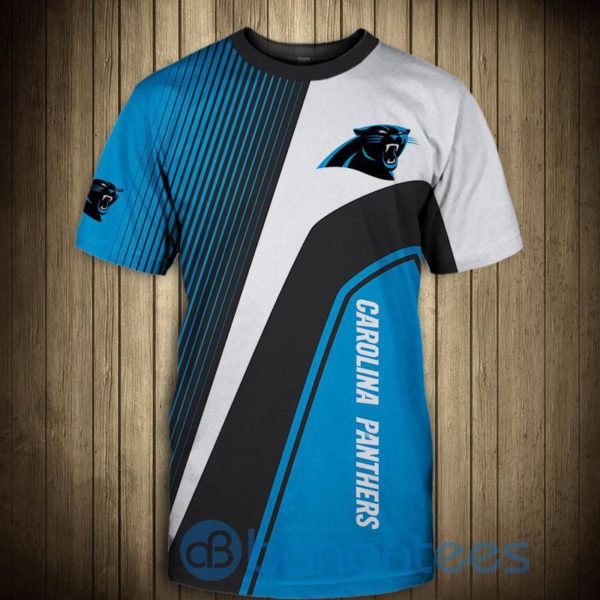 NFL 3D Custom Carolina Panthers Full Printed 3D T Shirt Product Photo