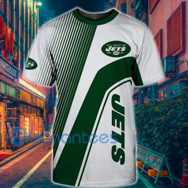 Nfl Custom New York Jets Full Printed T Shirt 3D For Fans Product Photo