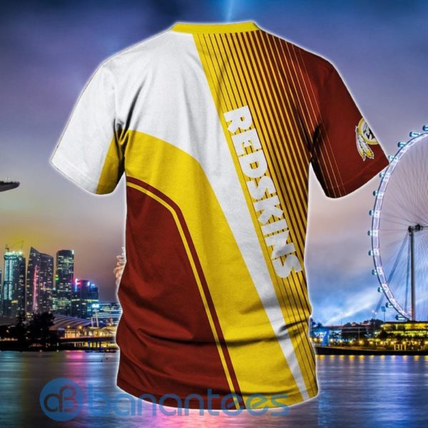 Nfl Custom Washington Redskins All Over Printed 3D T Shirt Product Photo